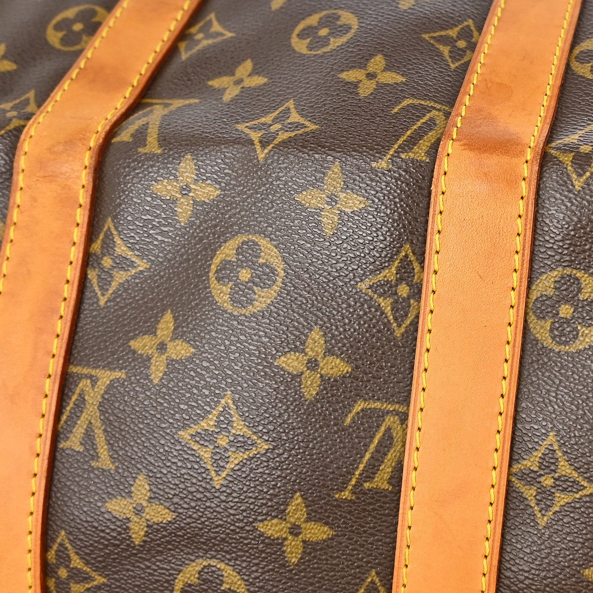 Louis Vuitton Keepall Monogram Brown Canvas Travel Bag Bag (Pre-Owned)