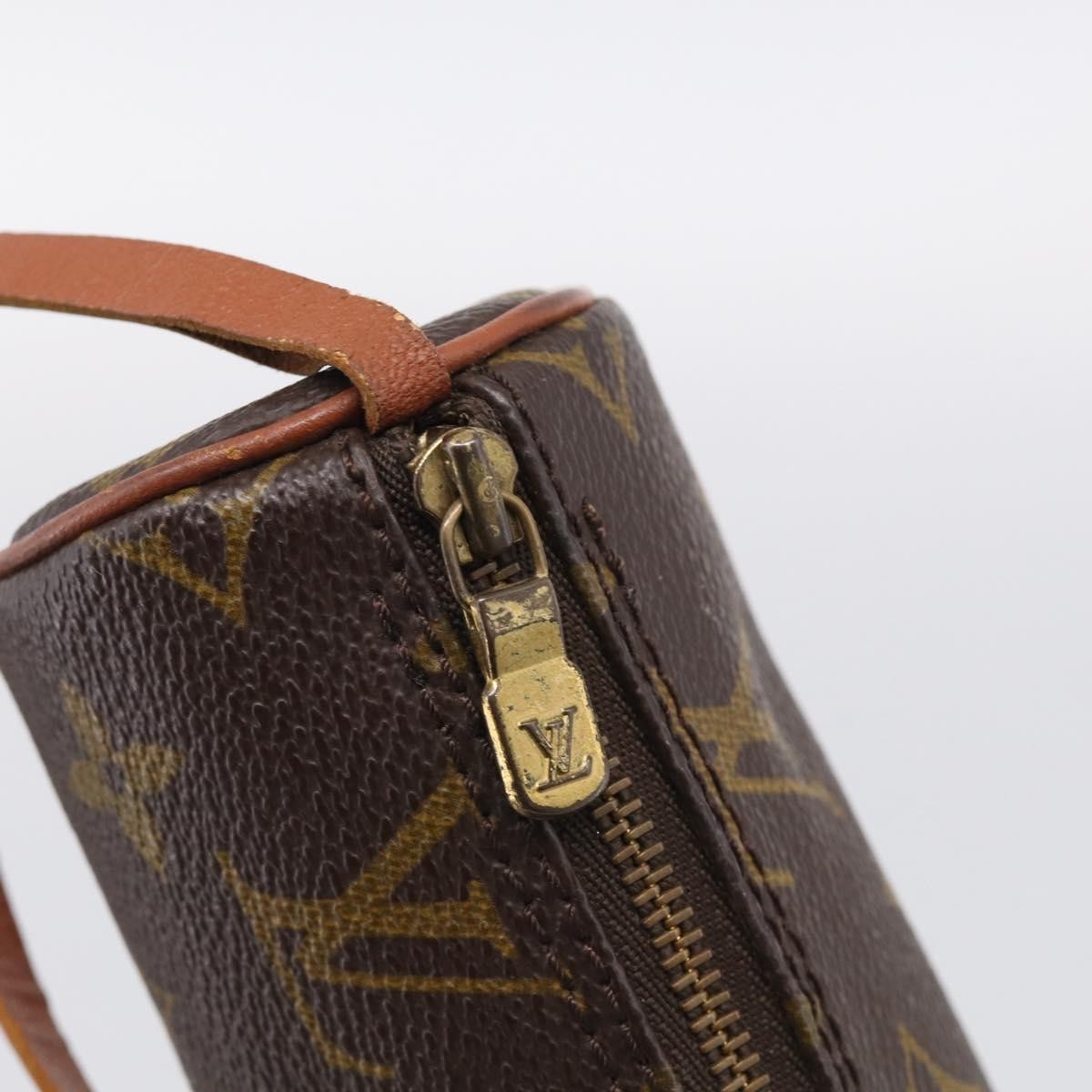 Louis Vuitton Papillon Pochette Monogram Canvas Brown Canvas Clutche & Pouche Bag (Pre-Owned)