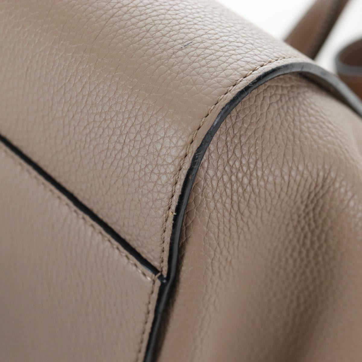 Loewe Hammock Leather Beige Leather Handbag (Pre-Owned)