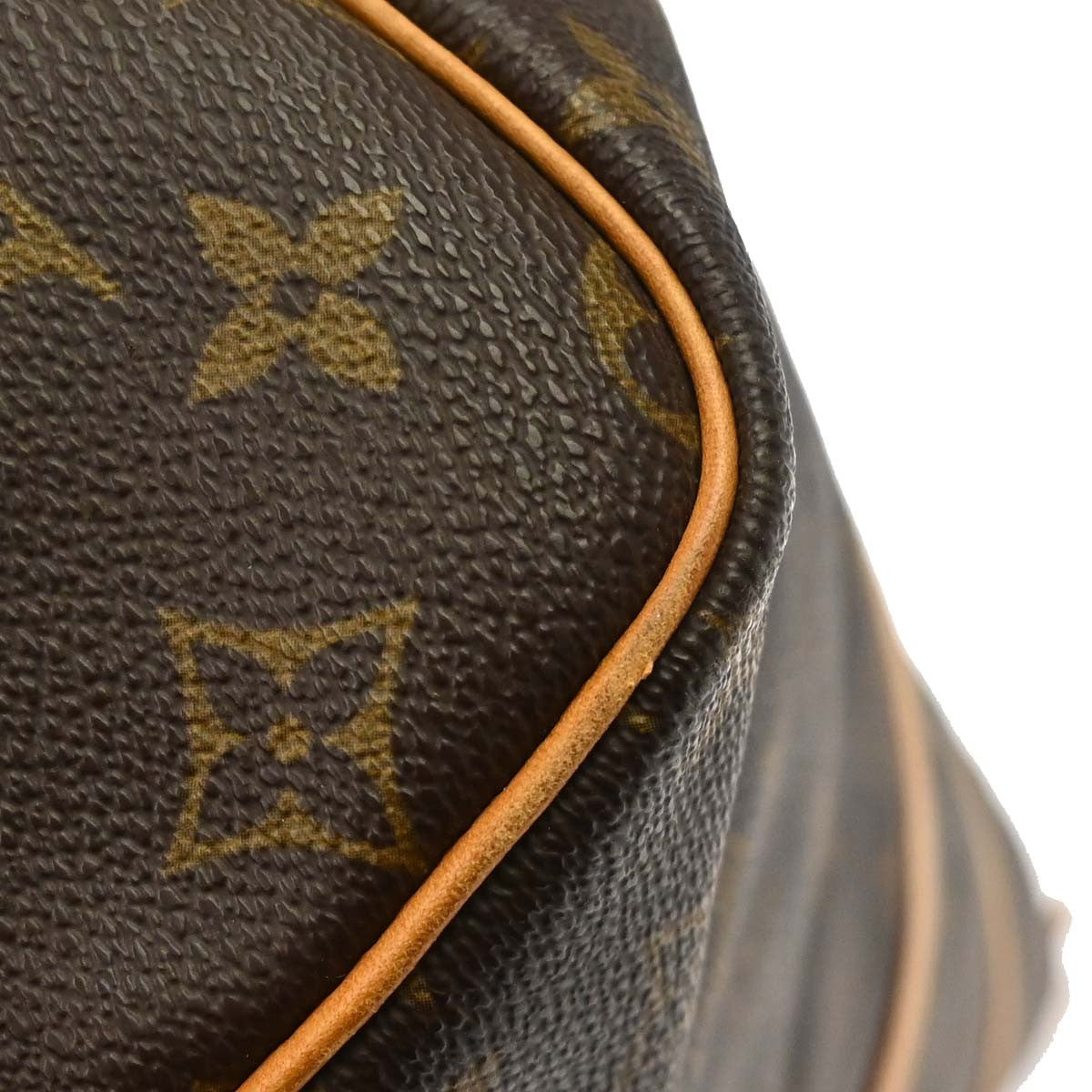 Louis Vuitton Keepall Bandouliere Monogram Canvas Brown Canvas Travel Bag Bag (Pre-Owned)