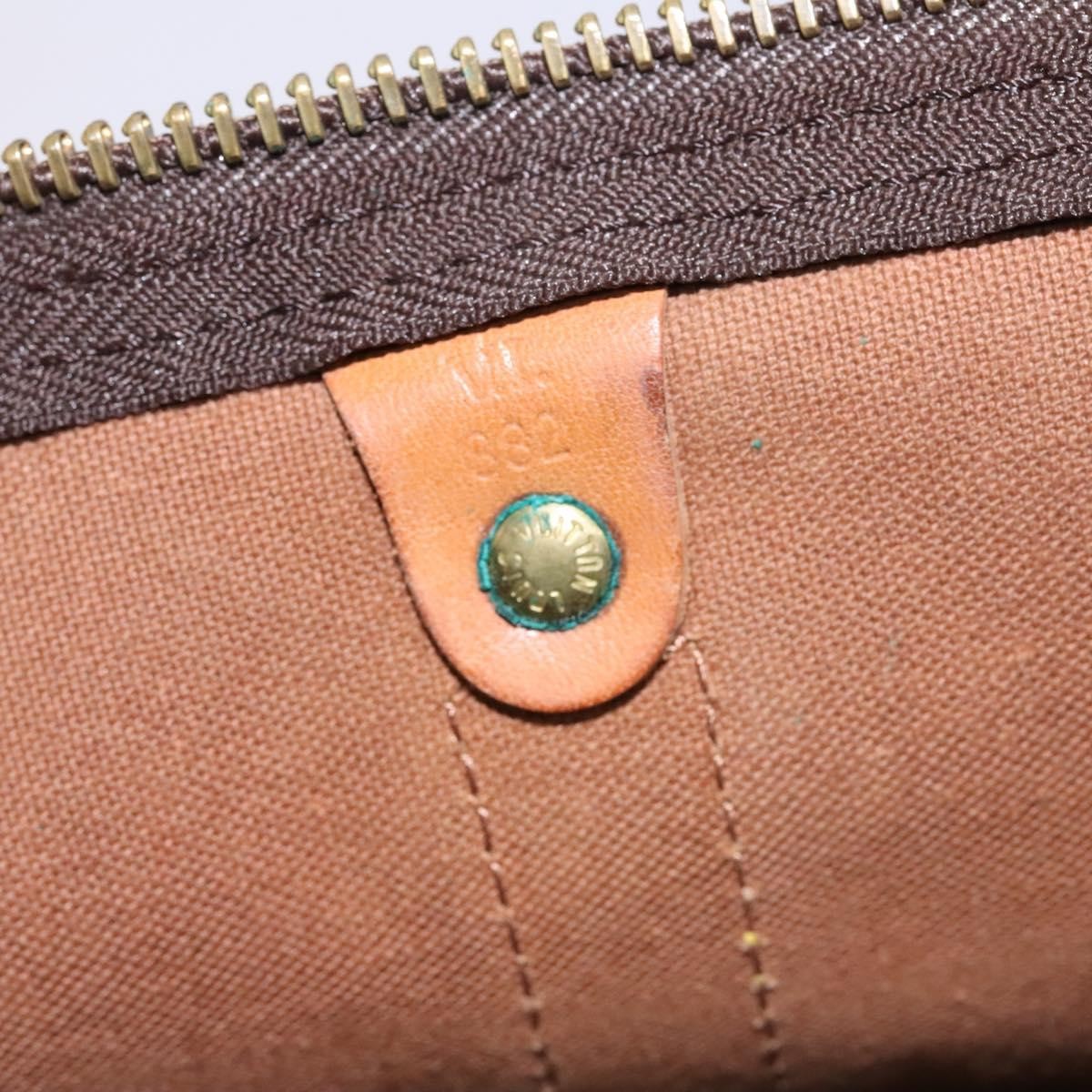 Louis Vuitton Keepall Monogram Canvas Brown Canvas Travel Bag Bag (Pre-Owned)