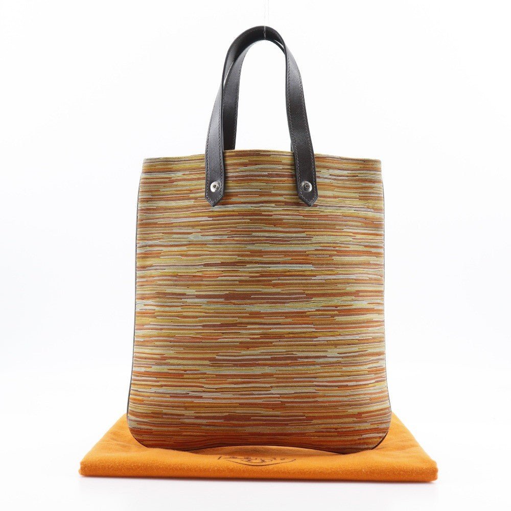Hermes Ahmedabad Canvas Orange Canvas Tote Bag Bag (Pre-Owned)