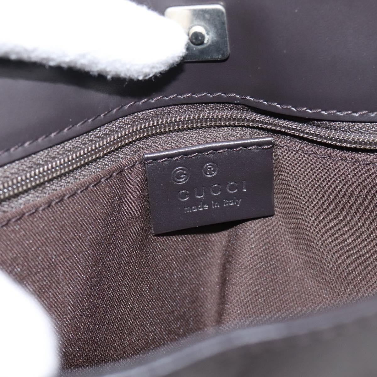 Gucci Vintage Clasp Handle Hobo (Outlet) Gg Canvas Brown Canvas Shoulder Bag Bag (Pre-Owned)