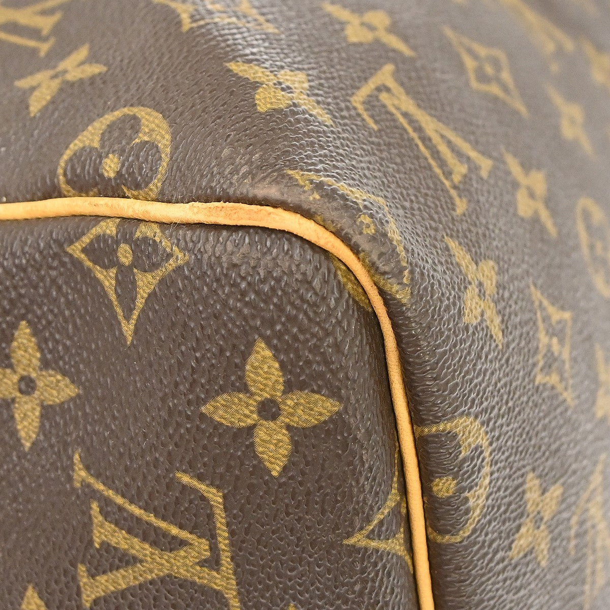Louis Vuitton Keepall Monogram Canvas Brown Canvas Travel Bag Bag (Pre-Owned)