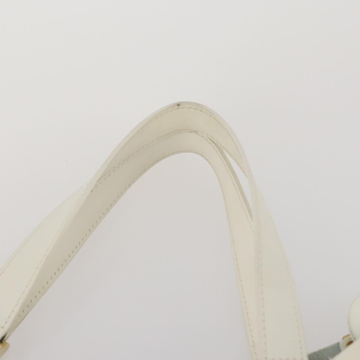 Louis Vuitton Plage Lagoon Bay Vinyl Epi Leather White Plastic Handbag (Pre-Owned)