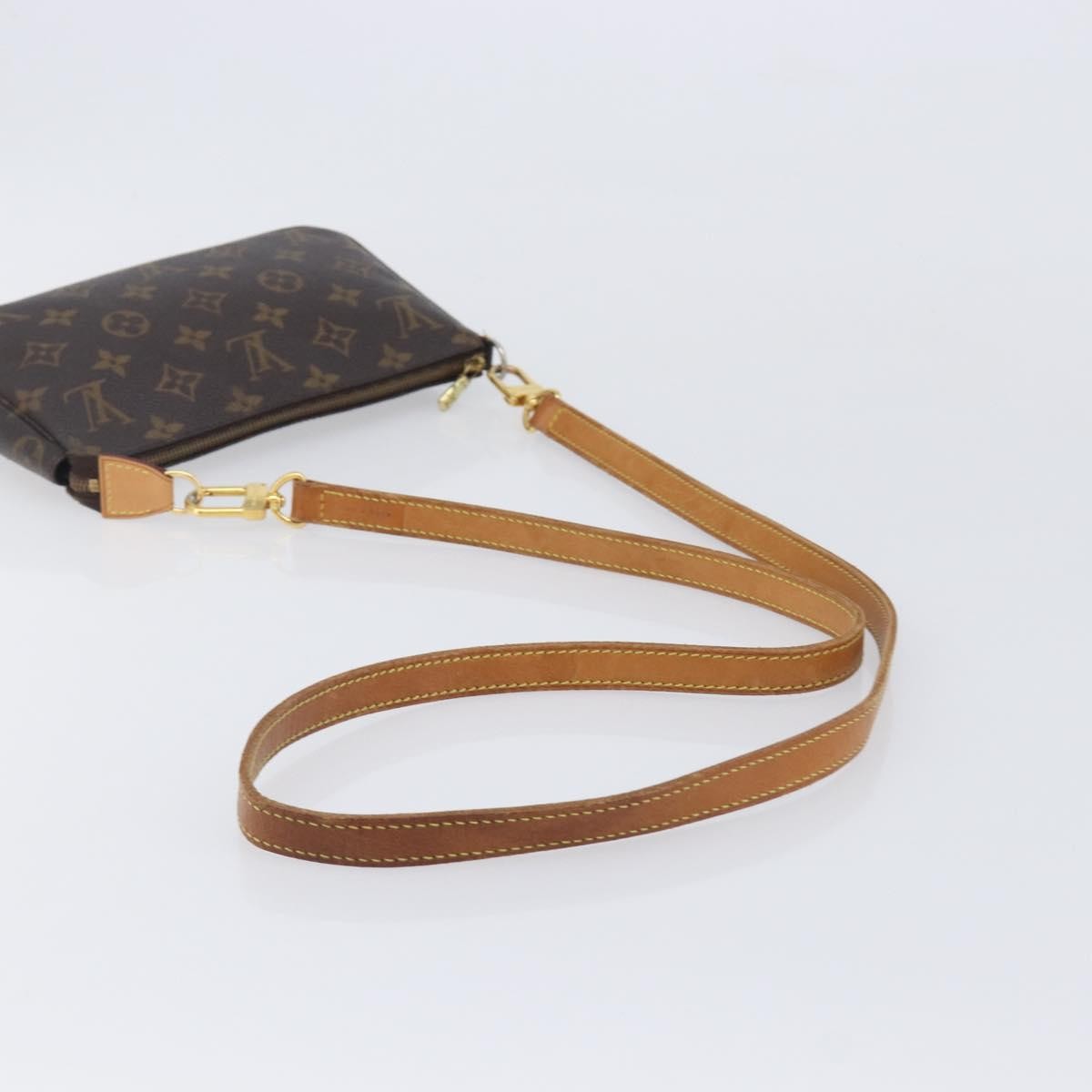 Louis Vuitton Pochette Accessoires Nm Monogram Canvas Brown Canvas Clutche & Pouche Bag (Pre-Owned)