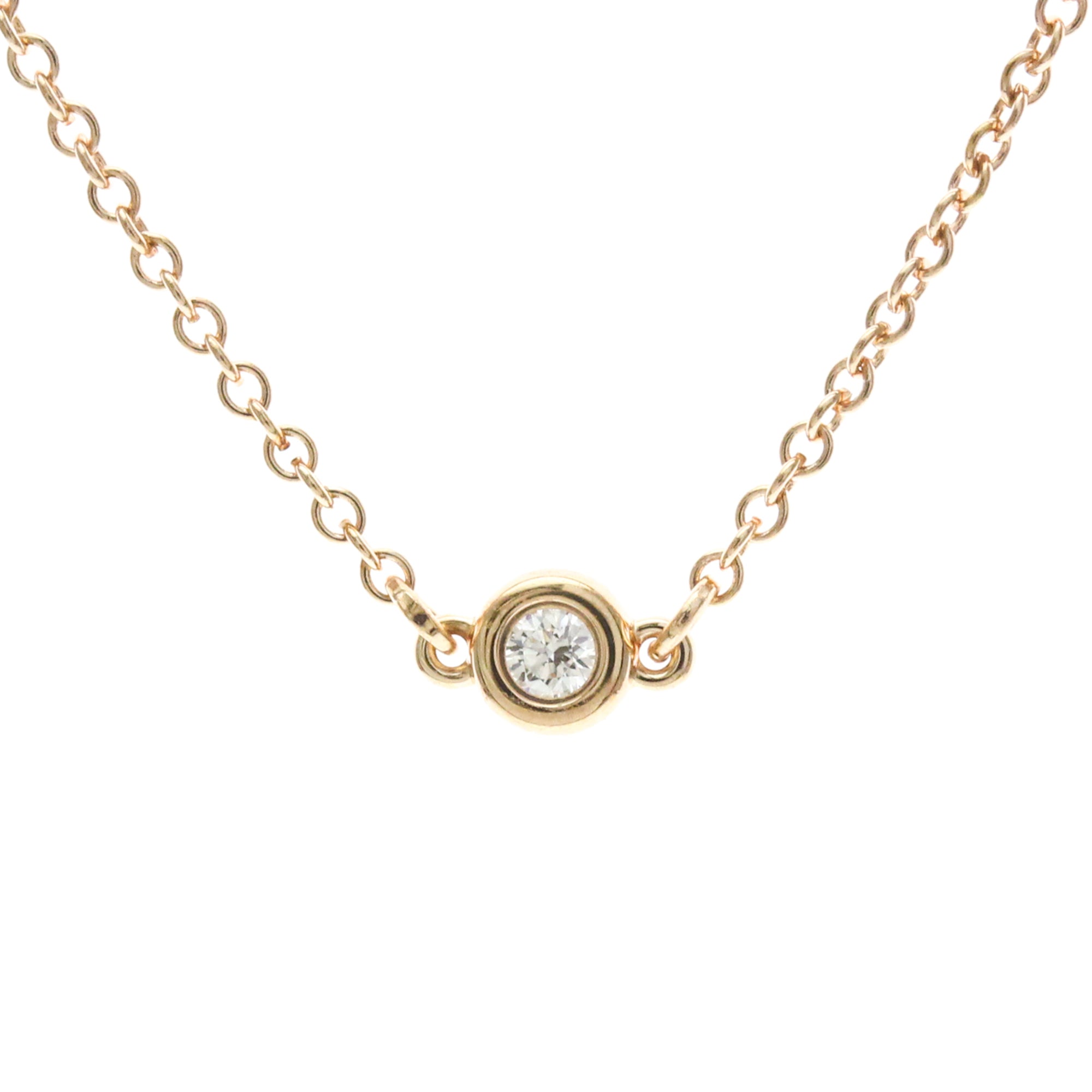Tiffany & Co. Peretti Diamonds By The Yard 18K Rose Gold With Diamond Gold Pink_Gold Bracelet Jewelry (Pre-Owned)