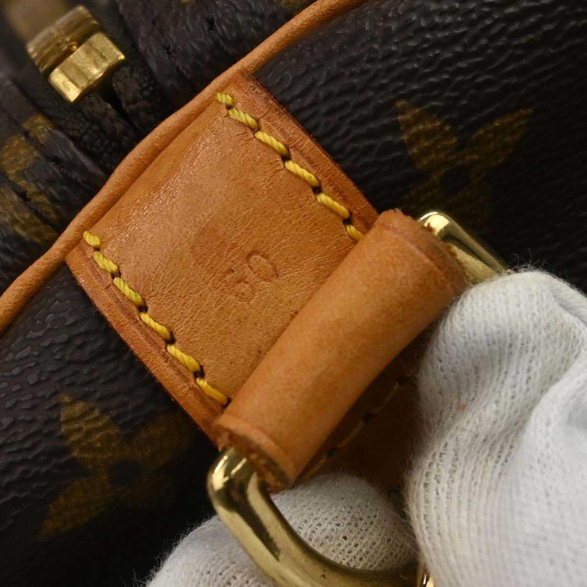 Louis Vuitton Keepall Bandouliere Monogram Canvas Brown Canvas Travel Bag Bag (Pre-Owned)