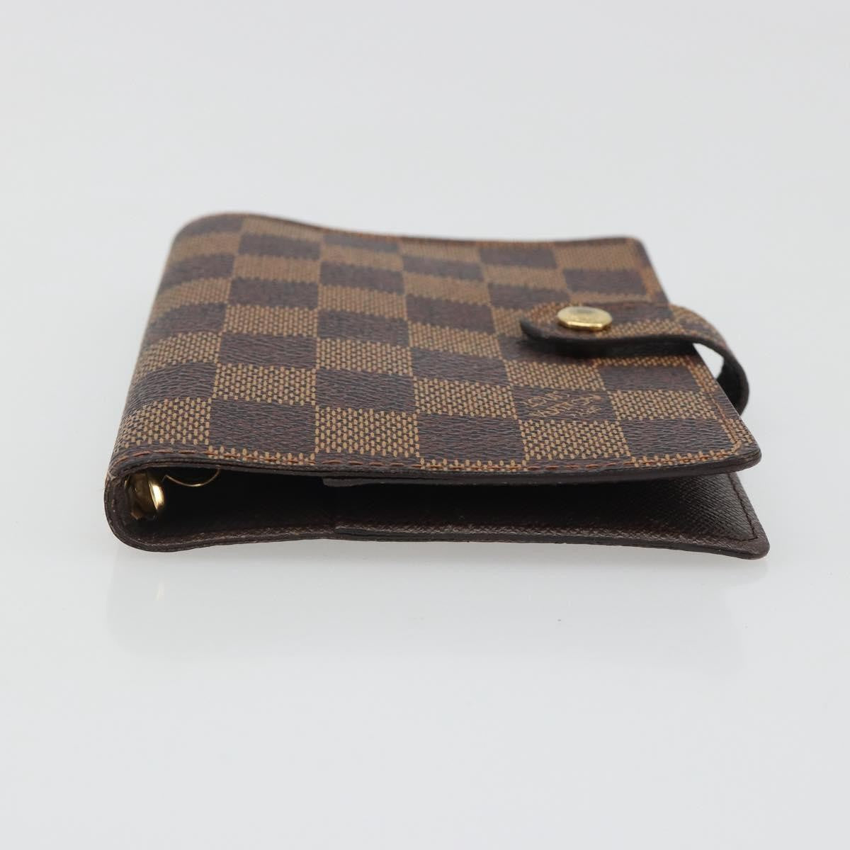 Louis Vuitton Ring Agenda Cover Damier Brown Canvas Briefcase Bag (Pre-Owned)