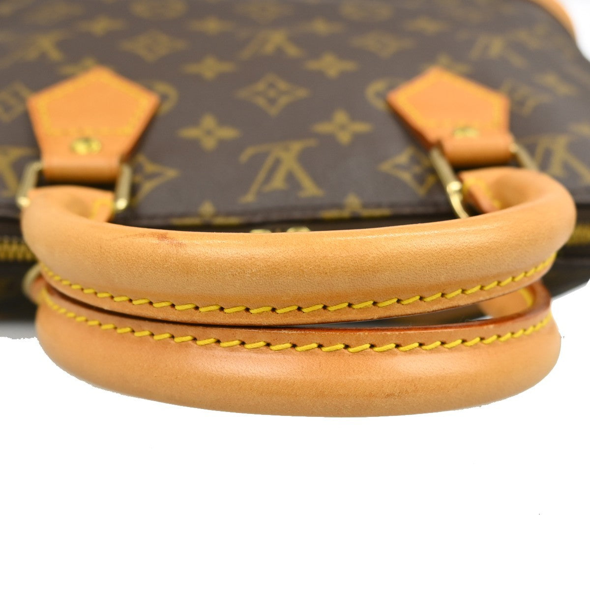 Louis Vuitton Alma Monogram Brown Canvas Handbag (Pre-Owned)
