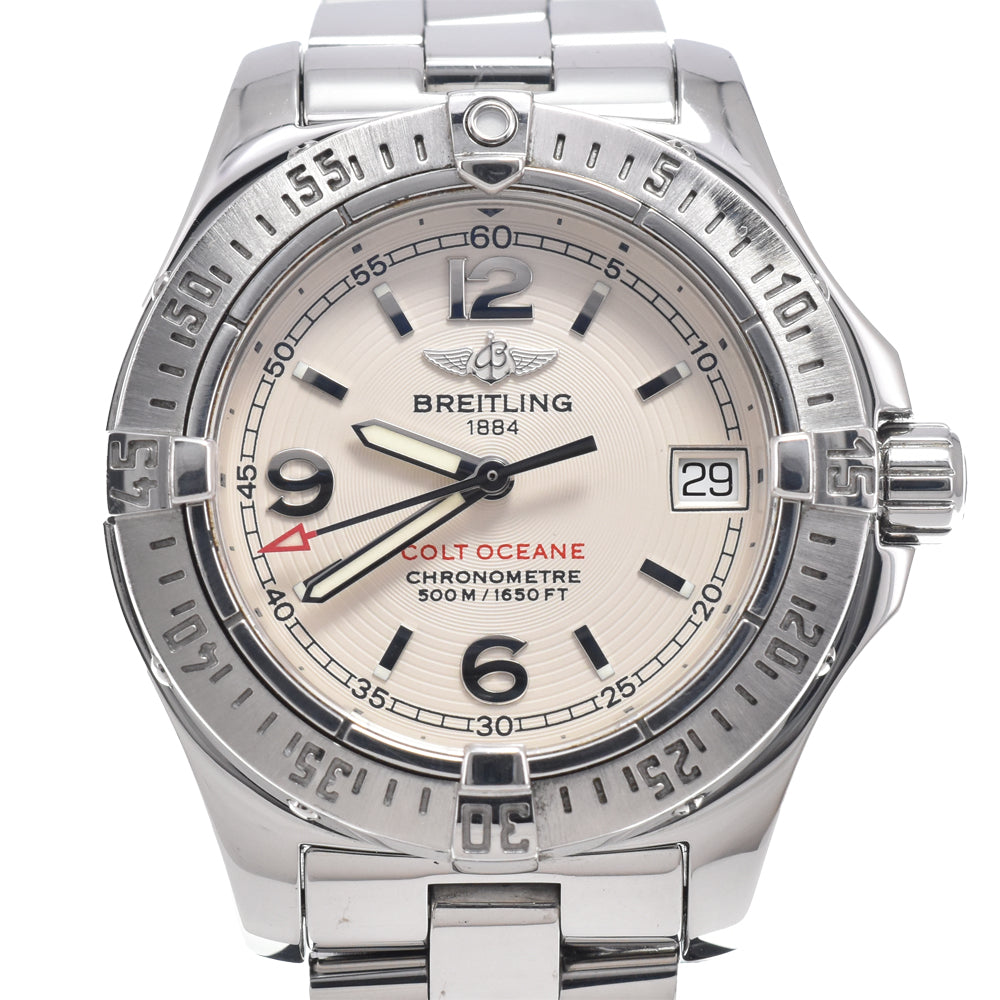 Breitling Colt Oceane Chronometre Quartz Stainless Steel With Diamond Bezel Watch (Pre-Owned)