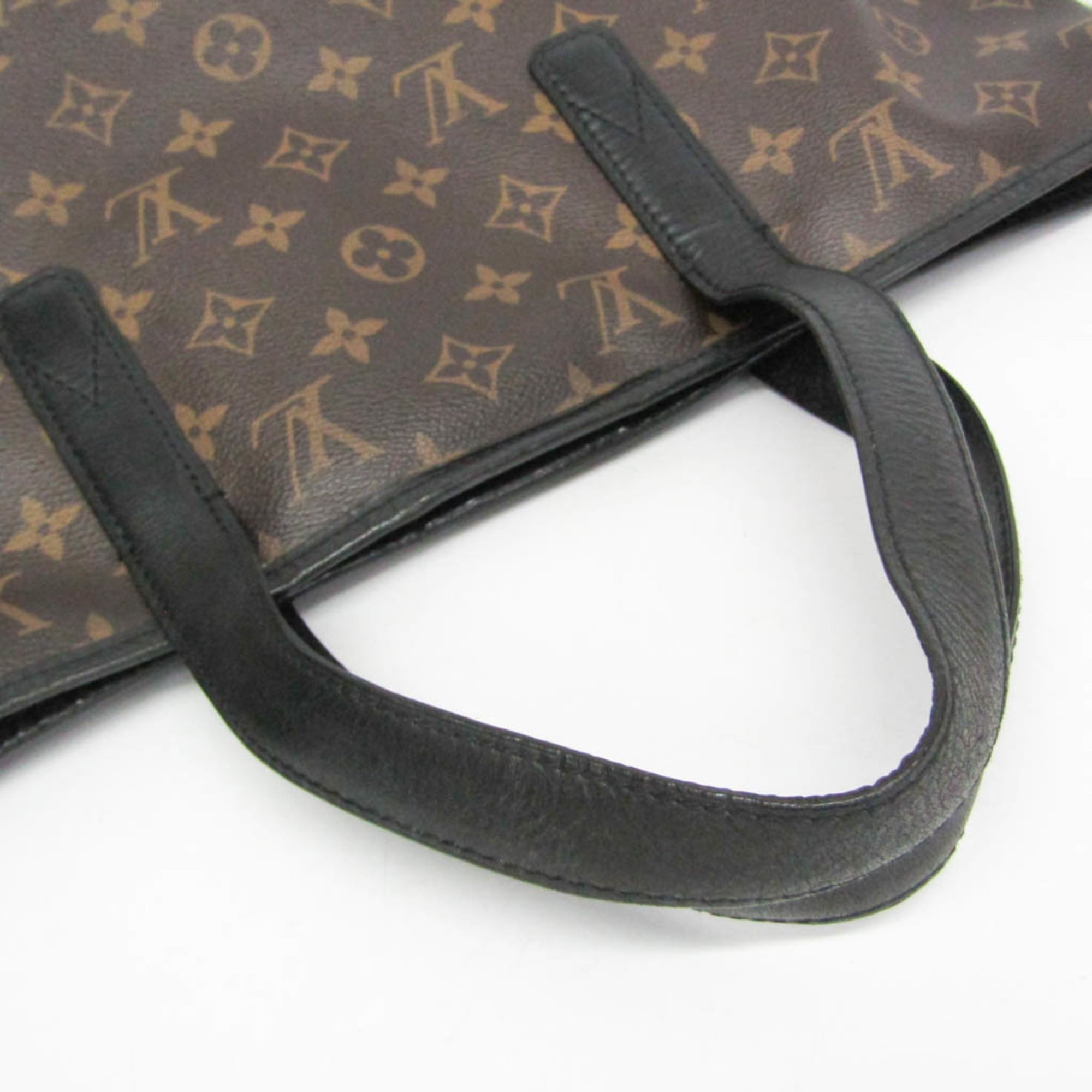 Louis Vuitton Davis Macassar Monogram Canvas Brown Canvas Handbag (Pre-Owned)