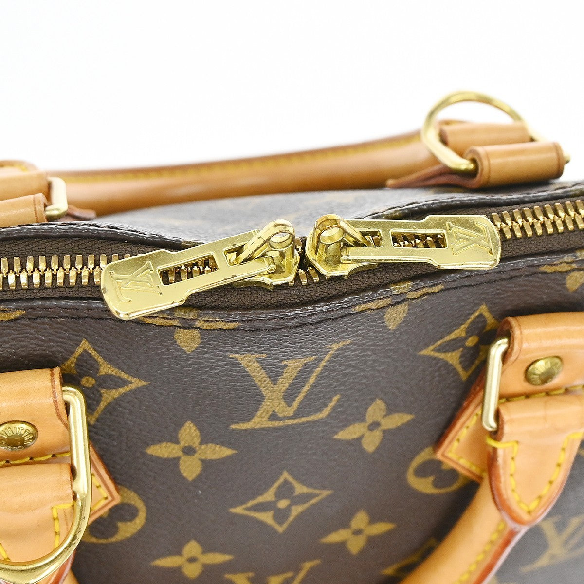 Louis Vuitton Alma Monogram Canvas Brown Canvas Handbag (Pre-Owned)