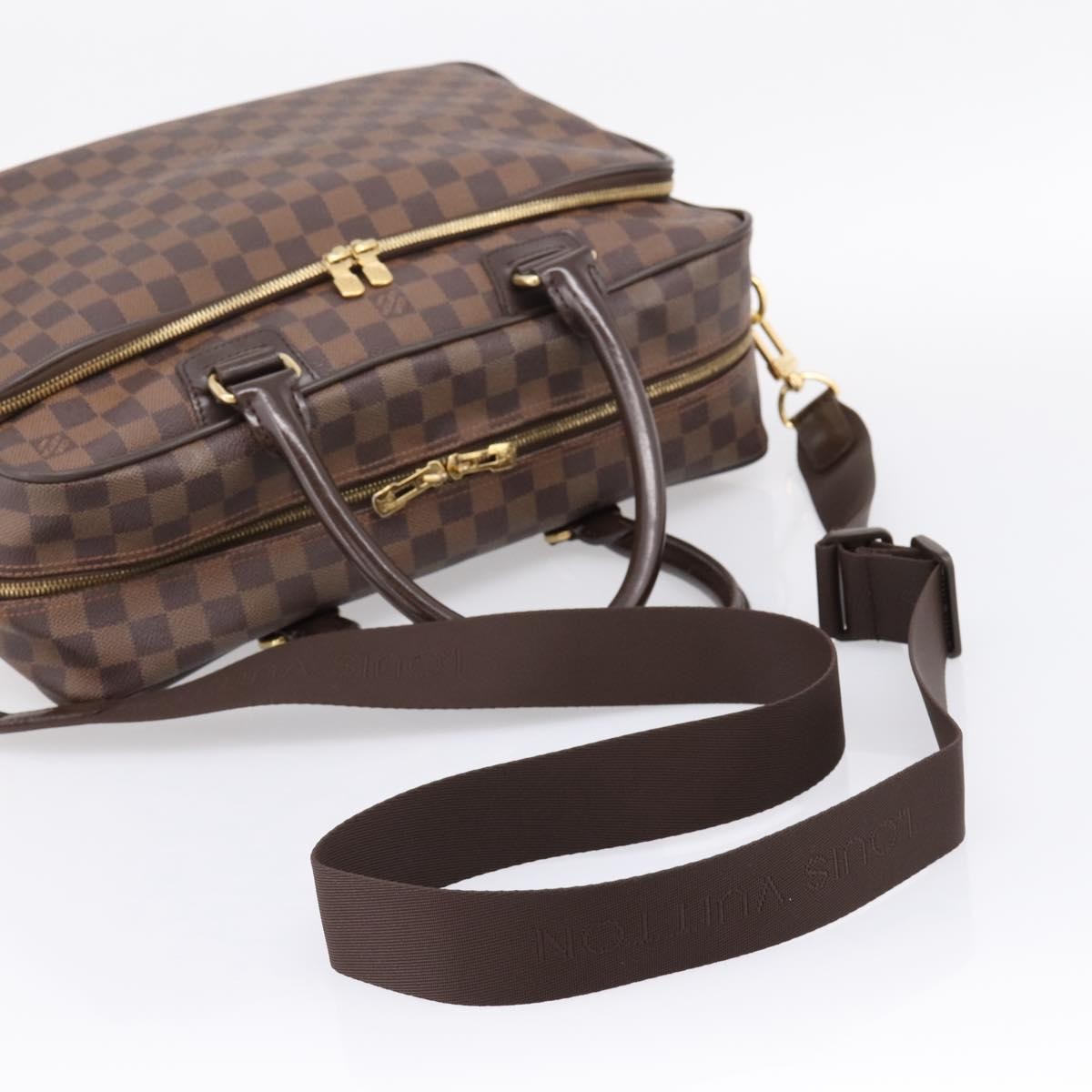 Louis Vuitton Icare Laptop Damier Ebene Brown Canvas Briefcase Bag (Pre-Owned)