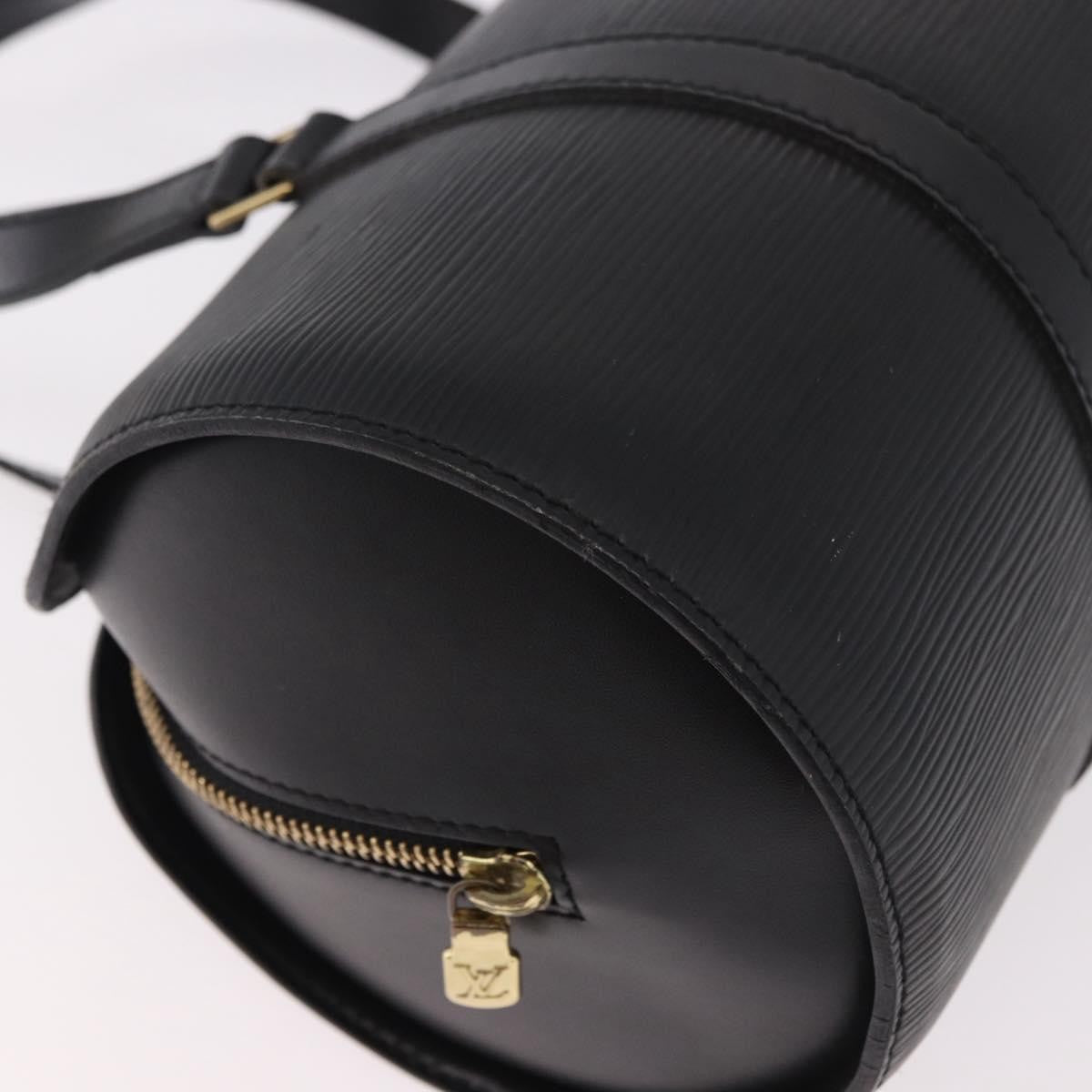 Louis Vuitton Soufflot Epi Leather Black Leather Handbag (Pre-Owned)
