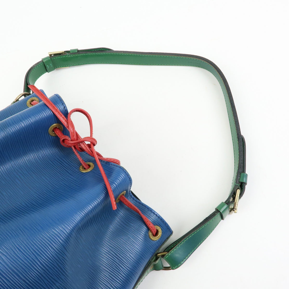 Louis Vuitton Tricolor Noe Epi Leather Blue Leather Handbag (Pre-Owned)