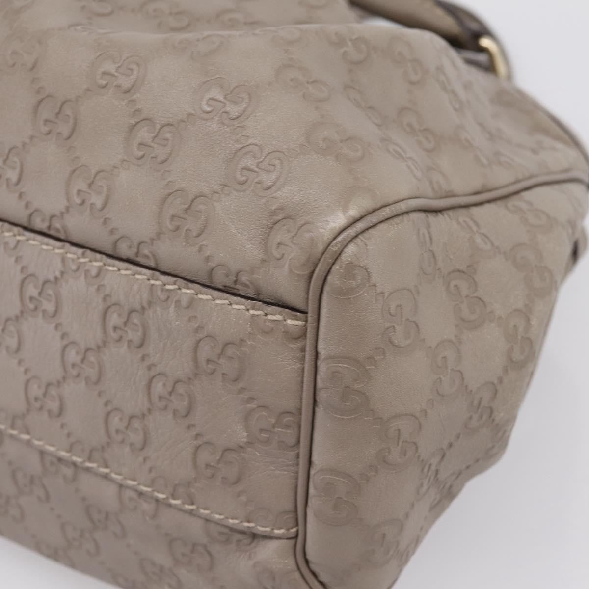 Gucci Sukey Guccissima Leather Gray Leather Tote Bag Bag (Pre-Owned)