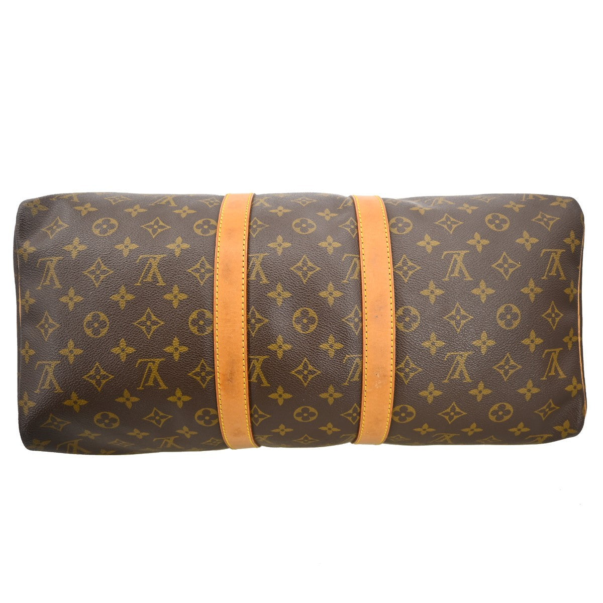 Louis Vuitton Keepall Monogram Canvas Brown Canvas Travel Bag Bag (Pre-Owned)