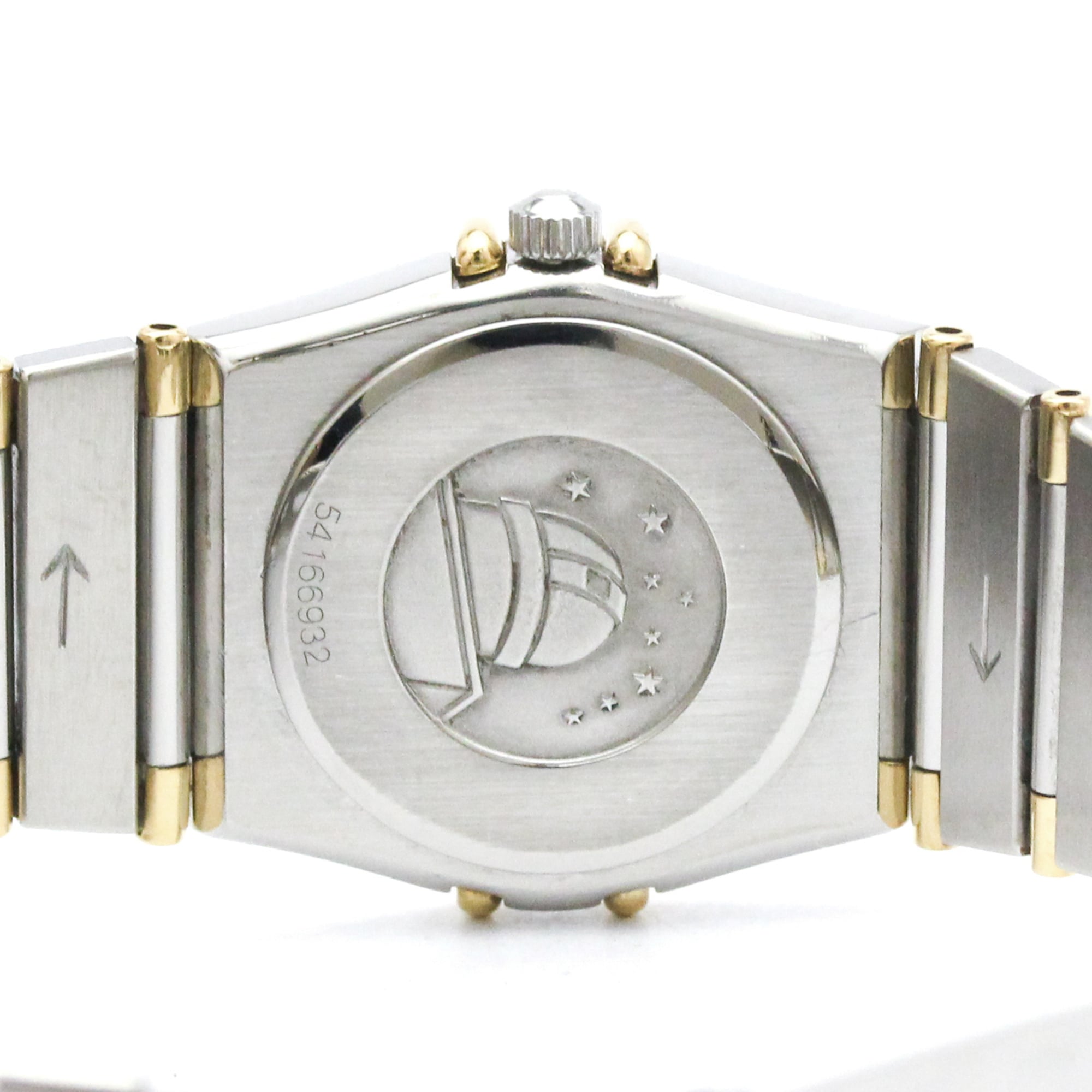 Omega Constellation Quartz Stainless Steel And Yellow Gold Watch (Pre-Owned)