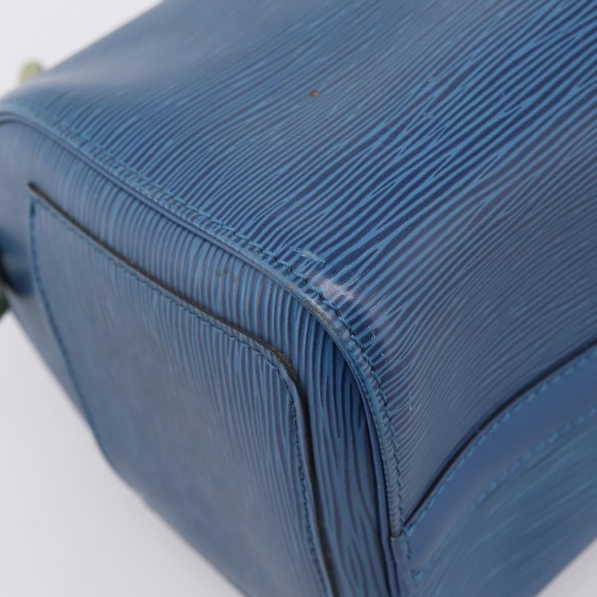 Louis Vuitton Speedy Epi Leather Blue Leather Handbag (Pre-Owned)
