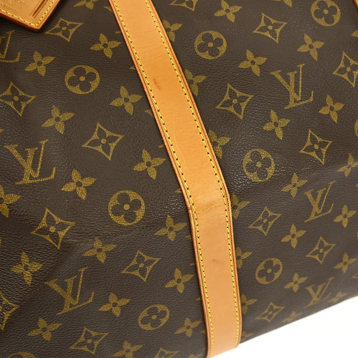 Louis Vuitton Keepall Monogram Canvas Brown Canvas Travel Bag Bag (Pre-Owned)
