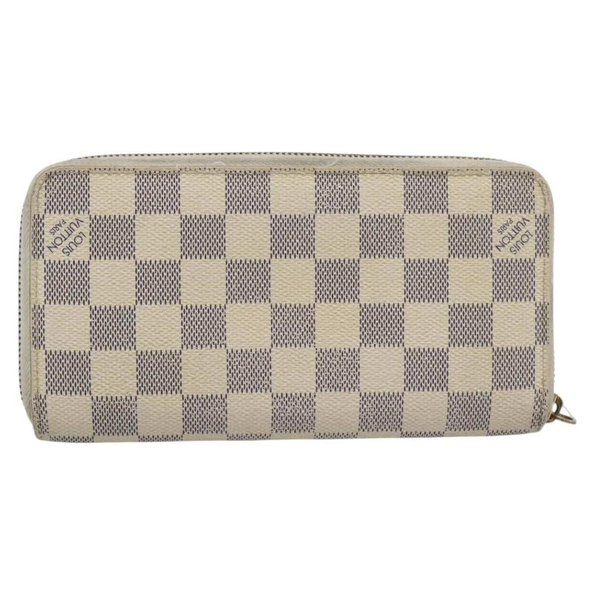 Louis Vuitton Zippy Organizer Damier Ebene Beige Canvas Wallets Accessory (Pre-Owned)