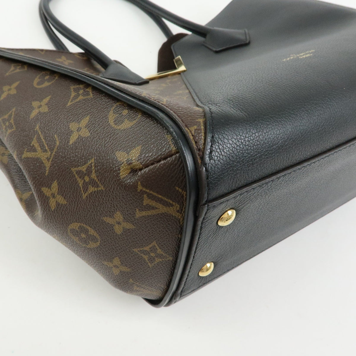 Louis Vuitton Kimono Monogram Canvas And Leather Black Canvas Handbag (Pre-Owned)