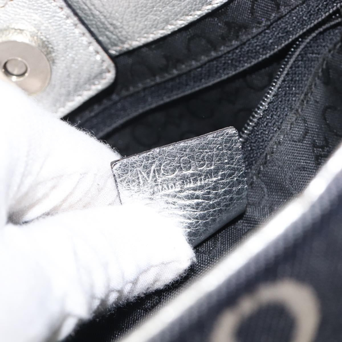 Celine C Macadam Canvas Navy Canvas Handbag (Pre-Owned)