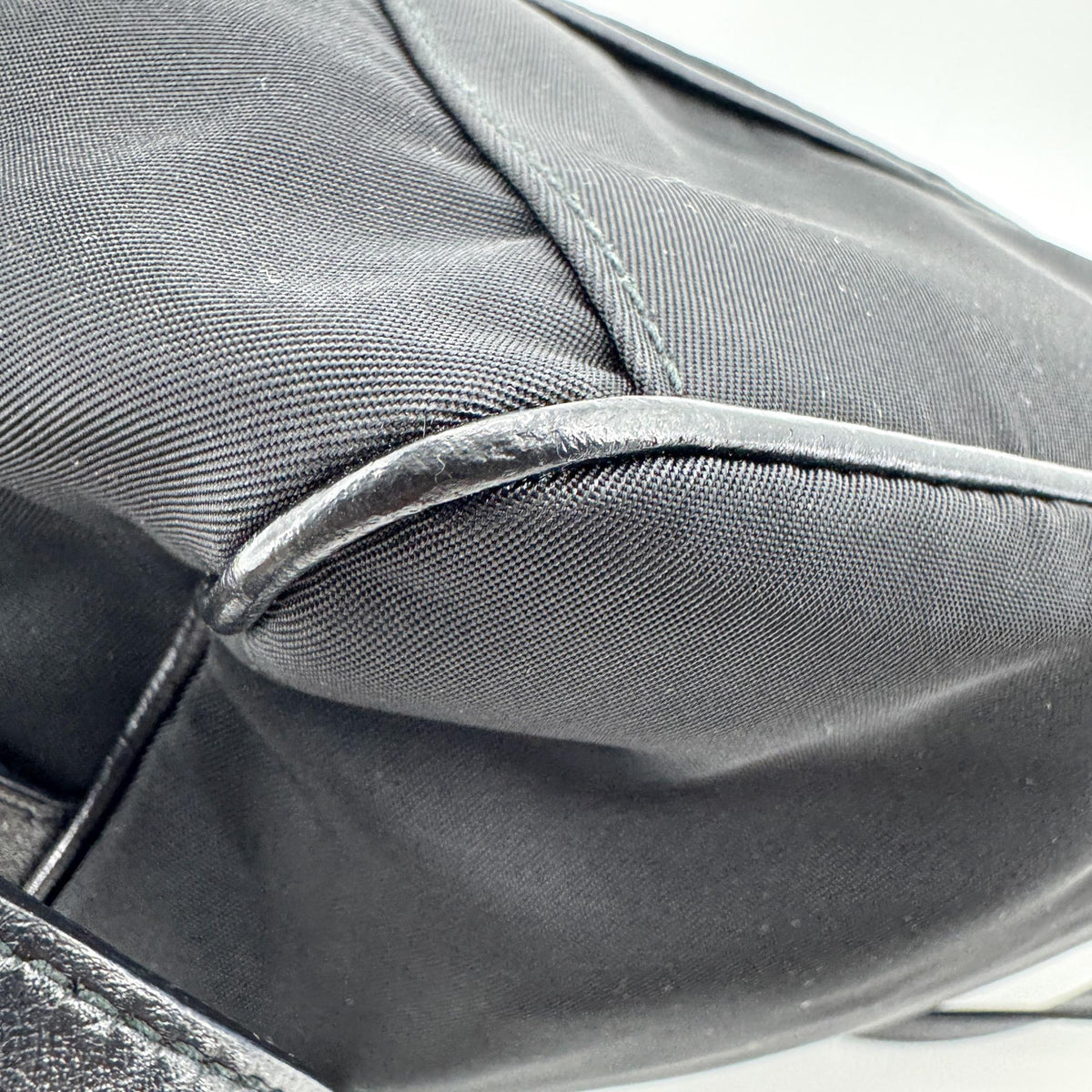Prada Camera Tessuto Black Nylon Crossbody Bag Bag (Pre-Owned)