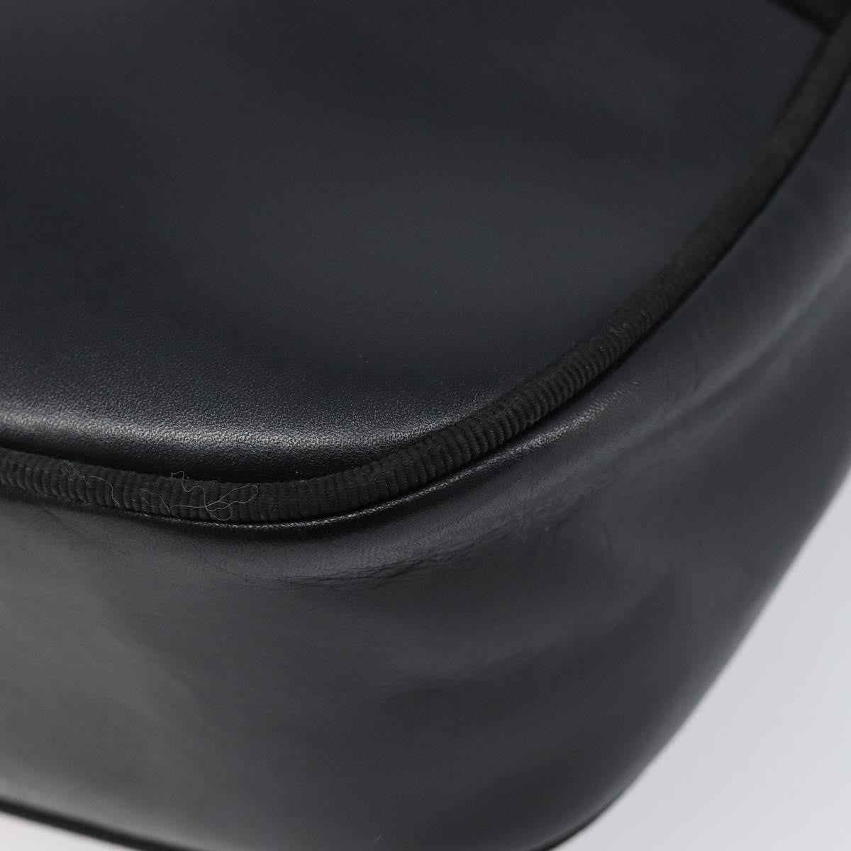 Salvatore Ferragamo Vara Bow Camera Leather Black Leather Shoulder Bag Bag (Pre-Owned)