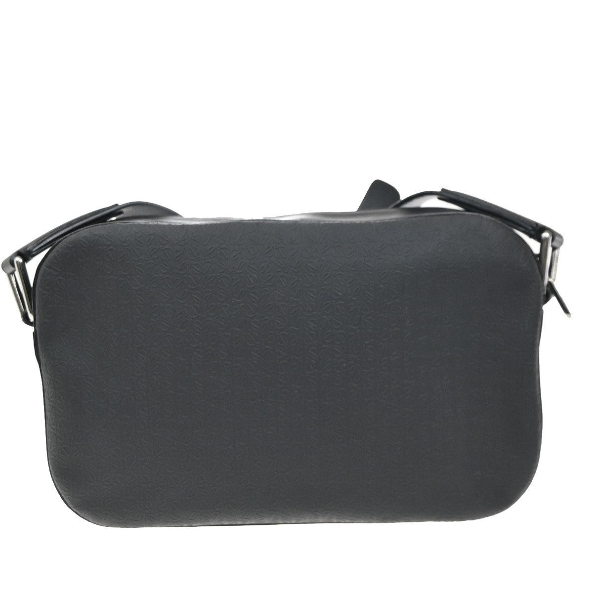 Loewe Anagram Leather Black Pvc Shoulder Bag Bag (Pre-Owned)