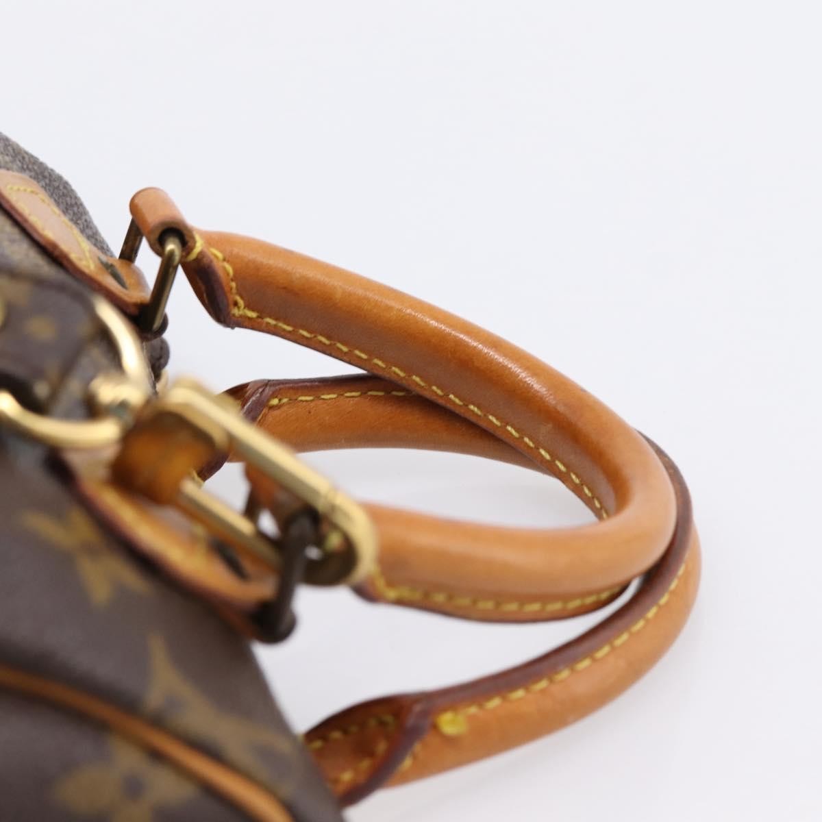Louis Vuitton Speedy Mini Hl Monogram Canvas Brown Canvas Handbag (Pre-Owned)