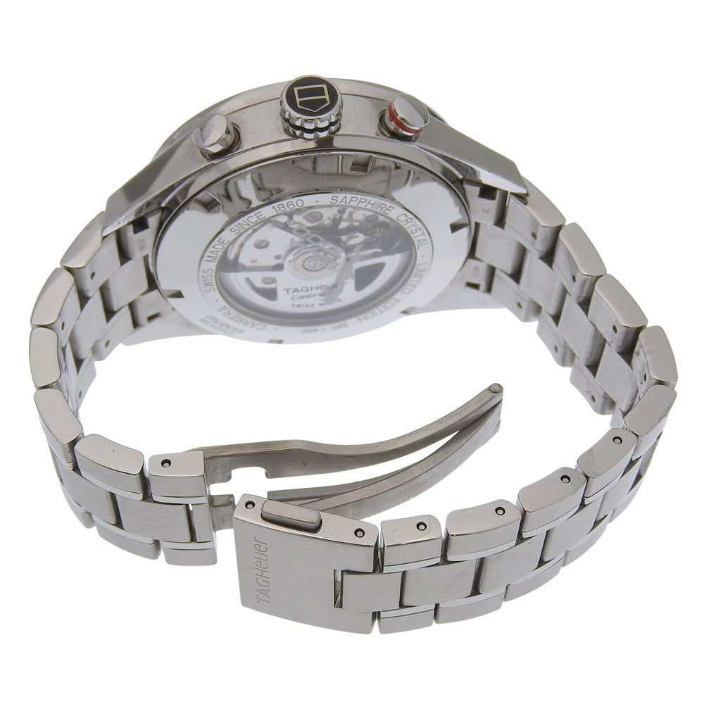 Tag Heuer Carrera Calibre 16 Chronograph Day Date Automatic Stainless Steel Watch (Pre-Owned)