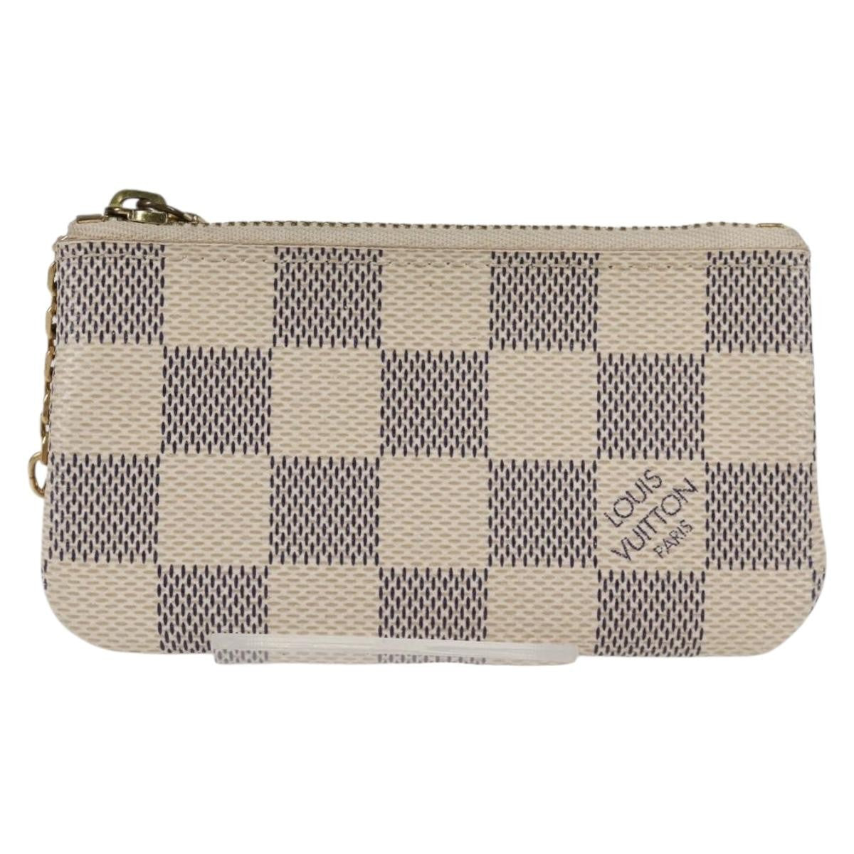 Louis Vuitton Pochette Clés Nm Canvas White Canvas Wallets Accessory (Pre-Owned)