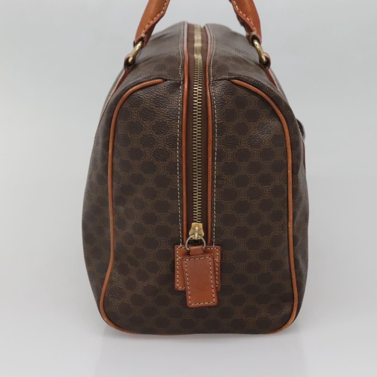 Celine Macadam Macadam With Leather Brown Canvas Bag (Pre-Owned)