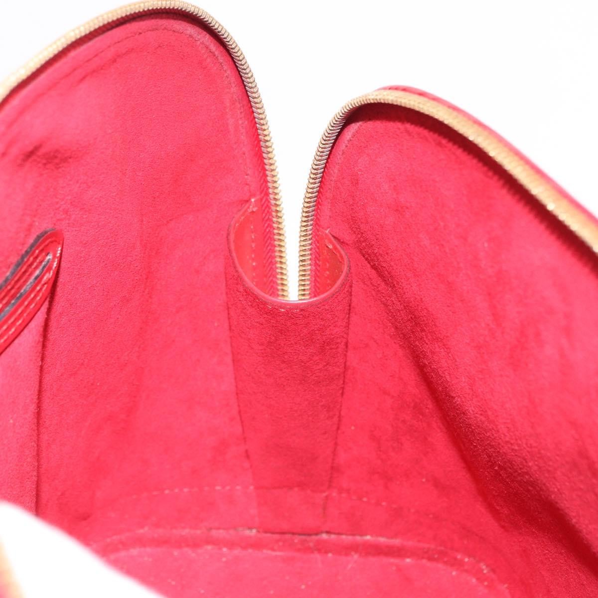 Louis Vuitton Alma Epi Leather Red Leather Handbag (Pre-Owned)