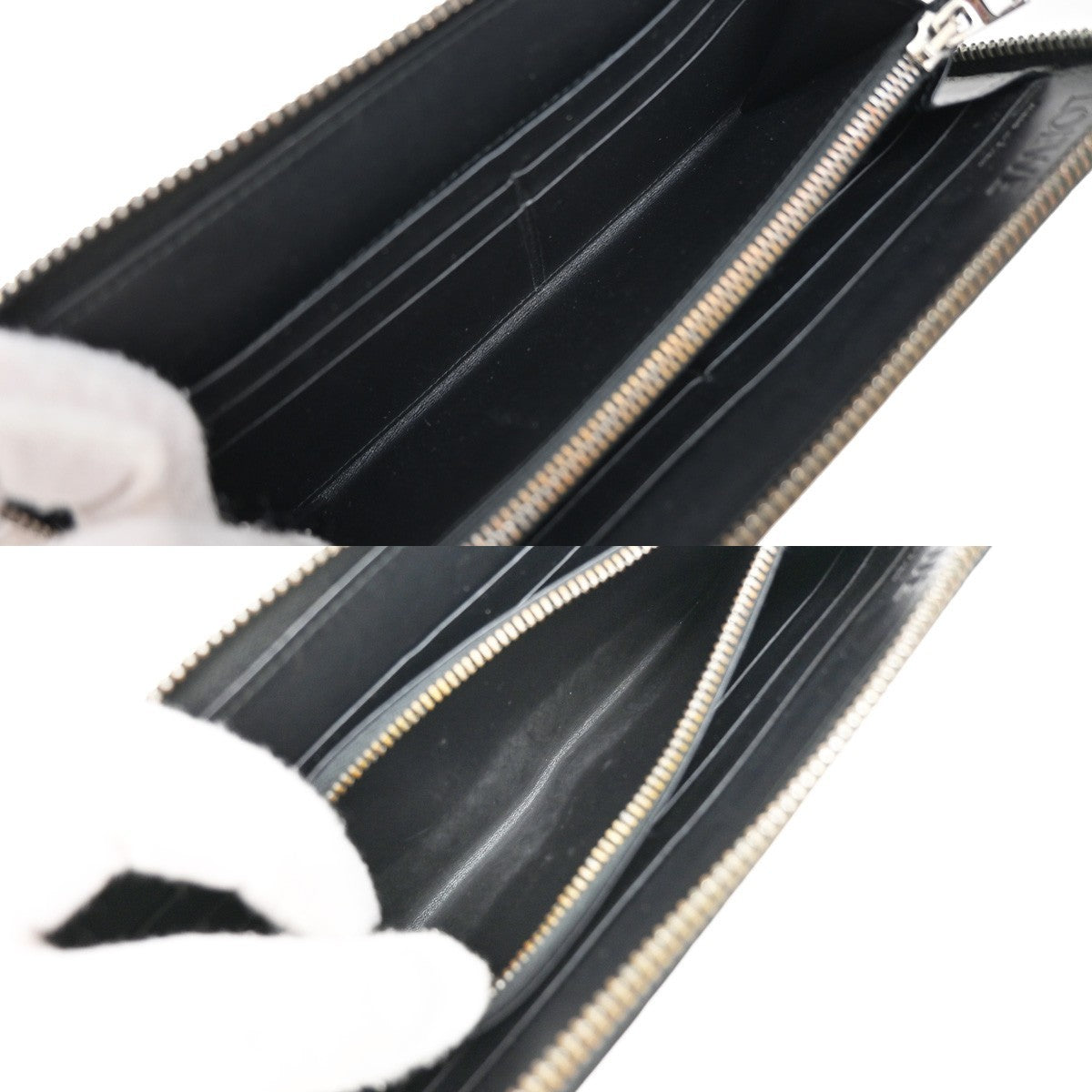 Loewe Anagram Leather Black Leather Wallets Accessory (Pre-Owned)