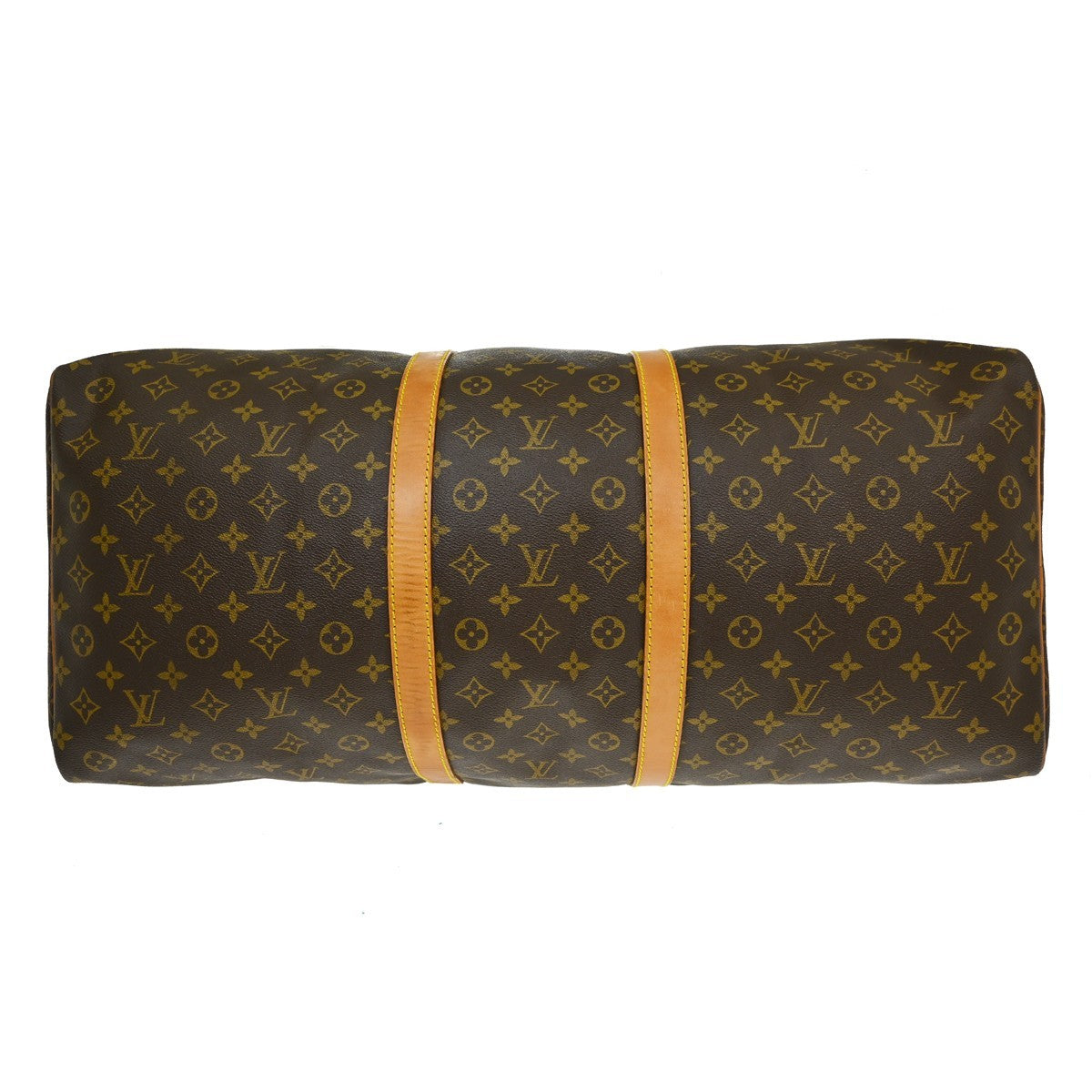 Louis Vuitton Keepall Monogram Canvas Brown Canvas Travel Bag Bag (Pre-Owned)