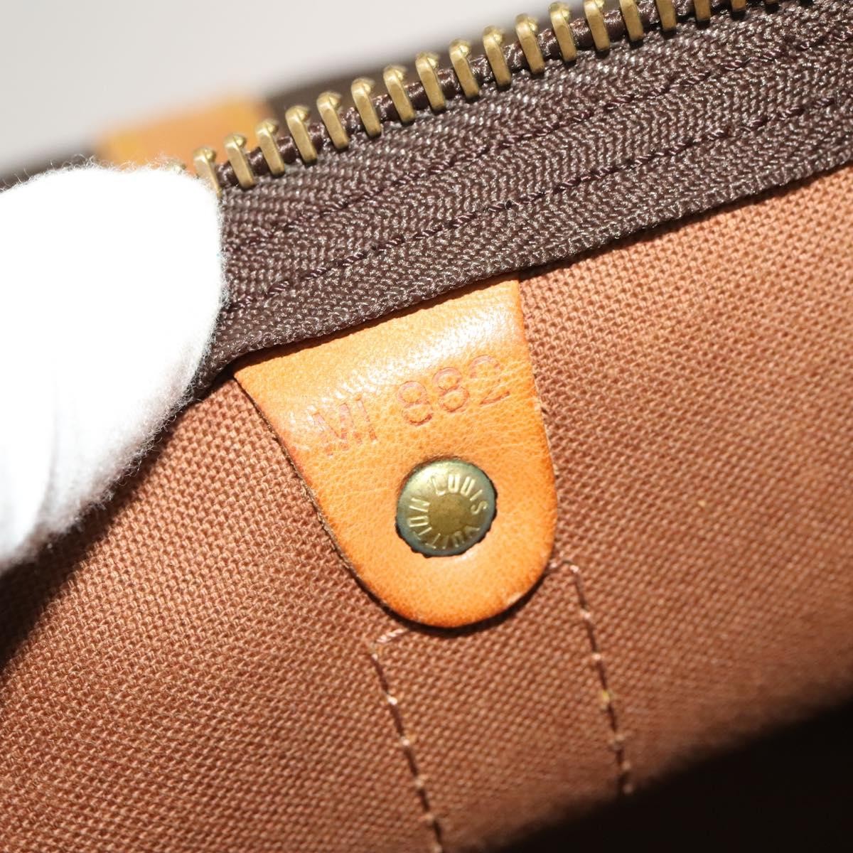 Louis Vuitton Keepall Monogram Canvas Brown Canvas Travel Bag Bag (Pre-Owned)