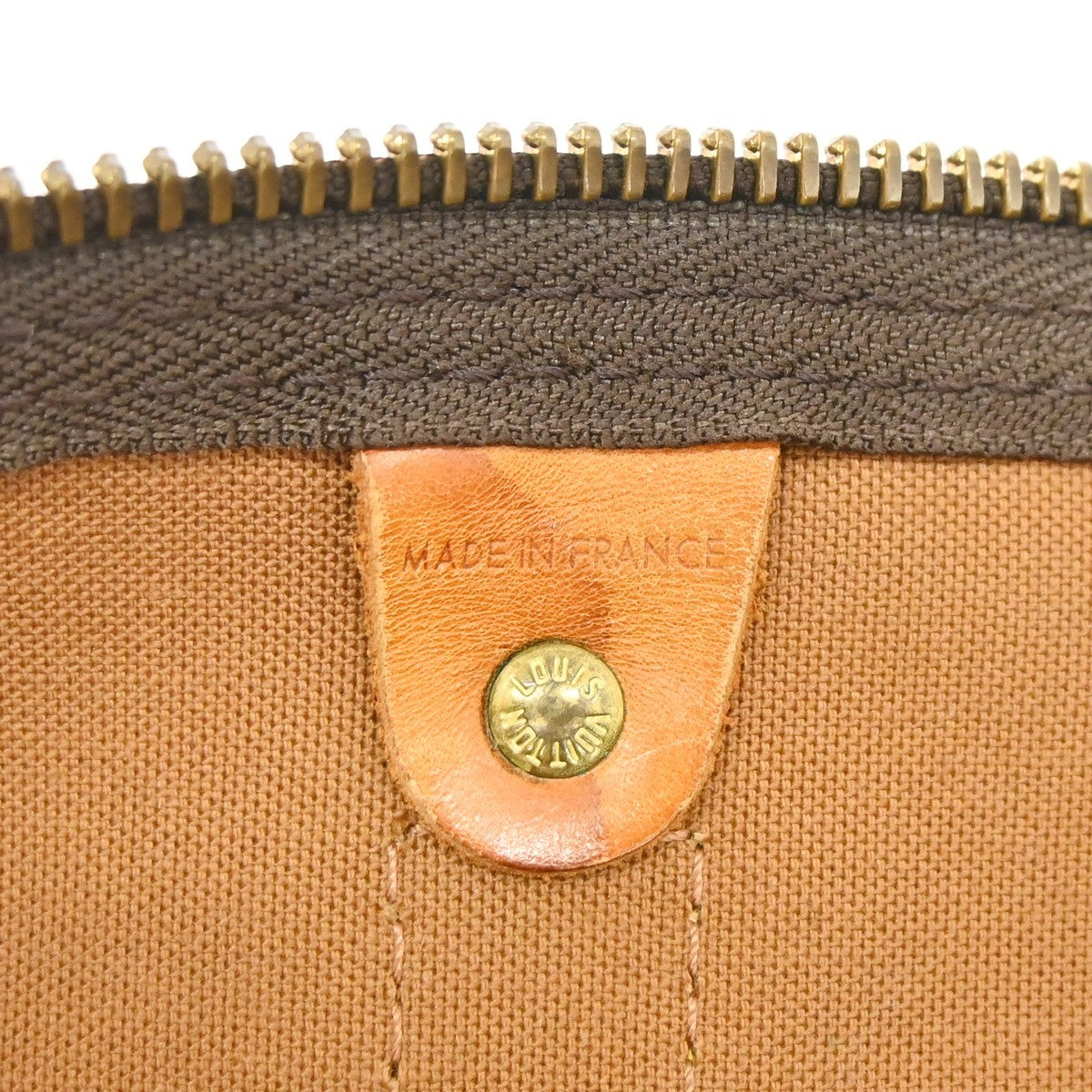 Louis Vuitton Keepall Monogram Canvas Brown Canvas Travel Bag Bag (Pre-Owned)