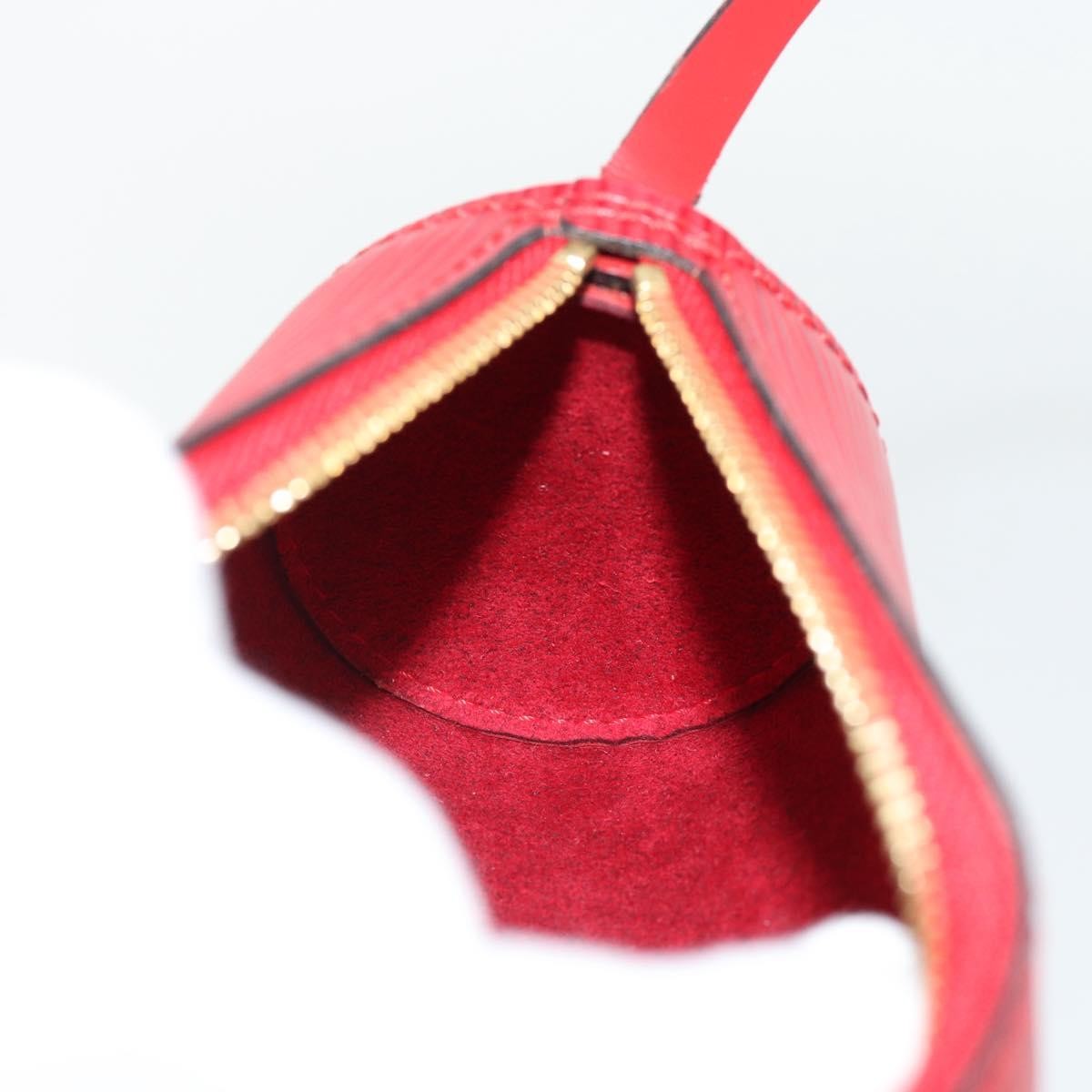 Louis Vuitton Soufflot Pochette Epi Leather Red Leather Clutche & Pouche Bag (Pre-Owned)