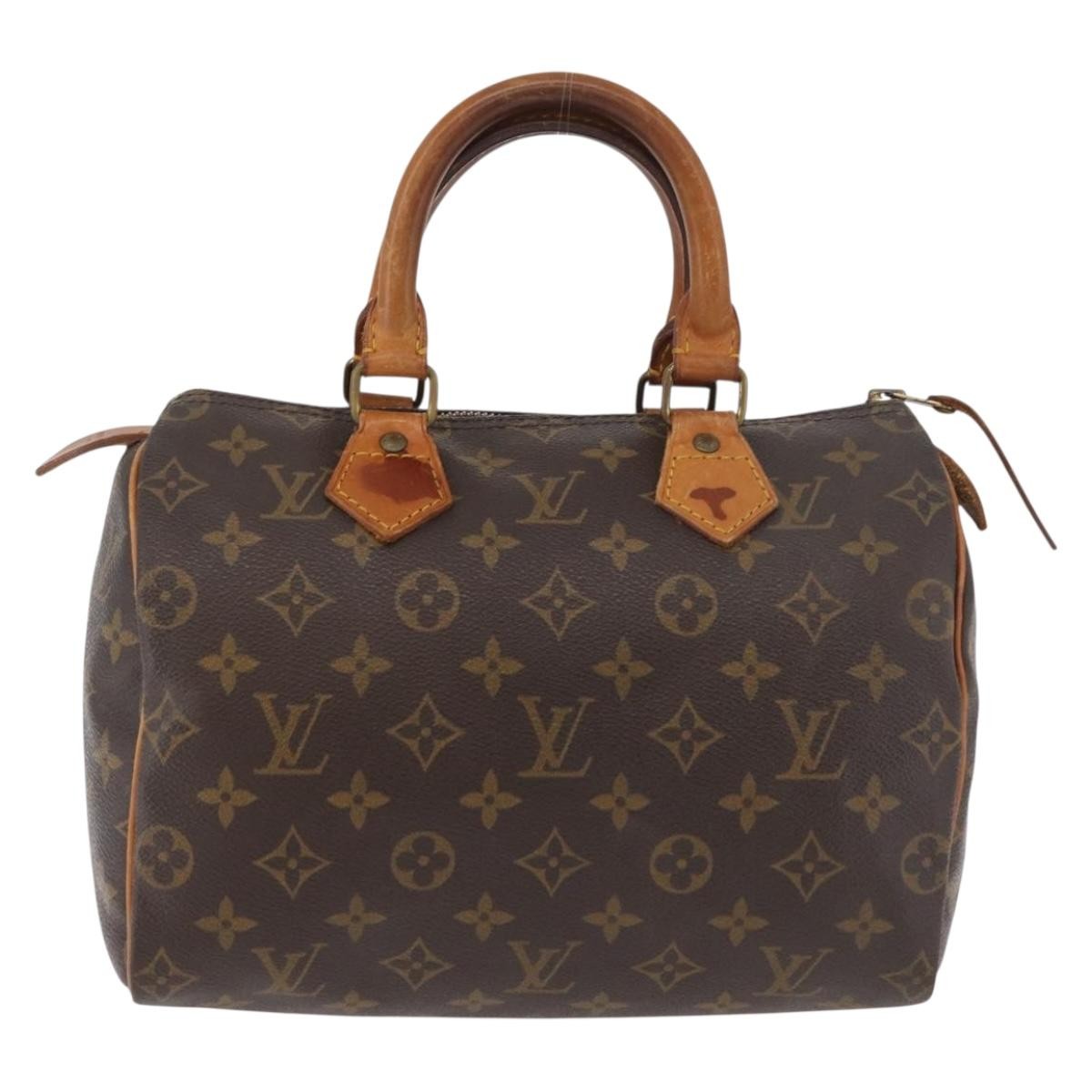 Louis Vuitton Speedy Monogram Canvas Brown Canvas Handbag (Pre-Owned)