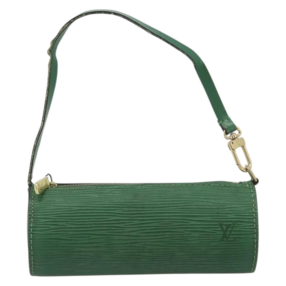 Louis Vuitton Soufflot Pochette Epi Leather Green Leather Clutche & Pouche Bag (Pre-Owned)