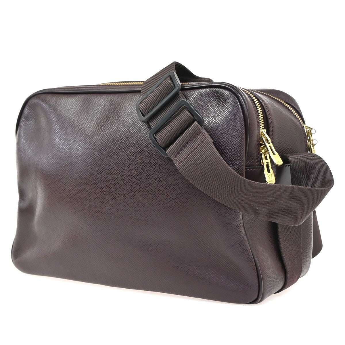 Louis Vuitton Reporter Taiga Leather Brown Leather Shoulder Bag Bag (Pre-Owned)