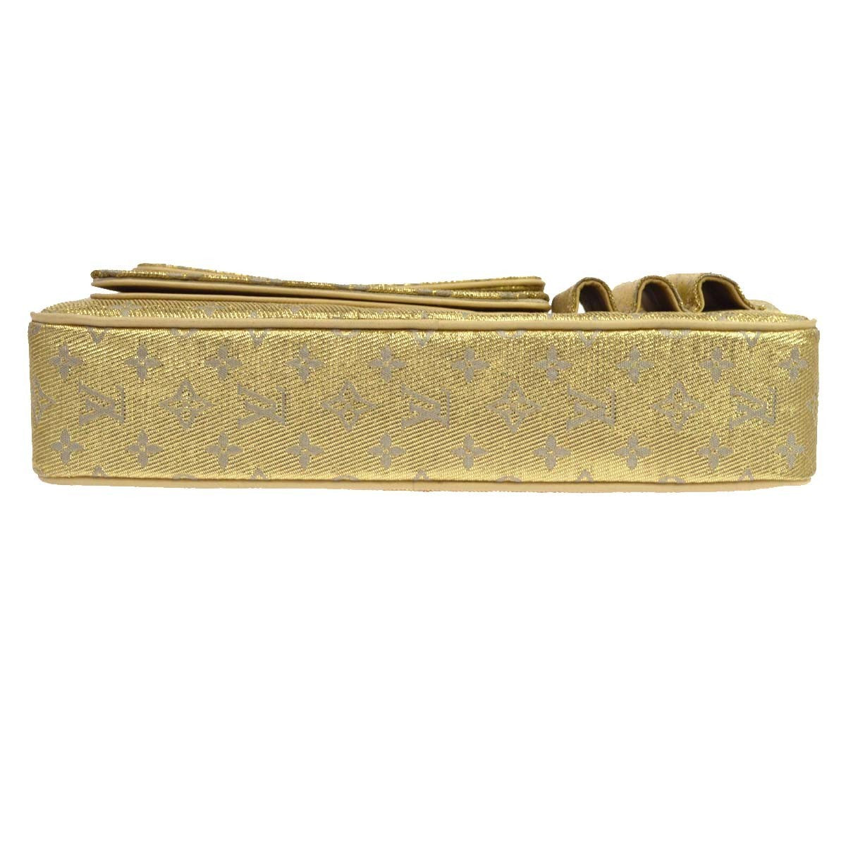 Louis Vuitton Mckenna Mini Lin Gold Canvas Shoulder Bag Bag (Pre-Owned)