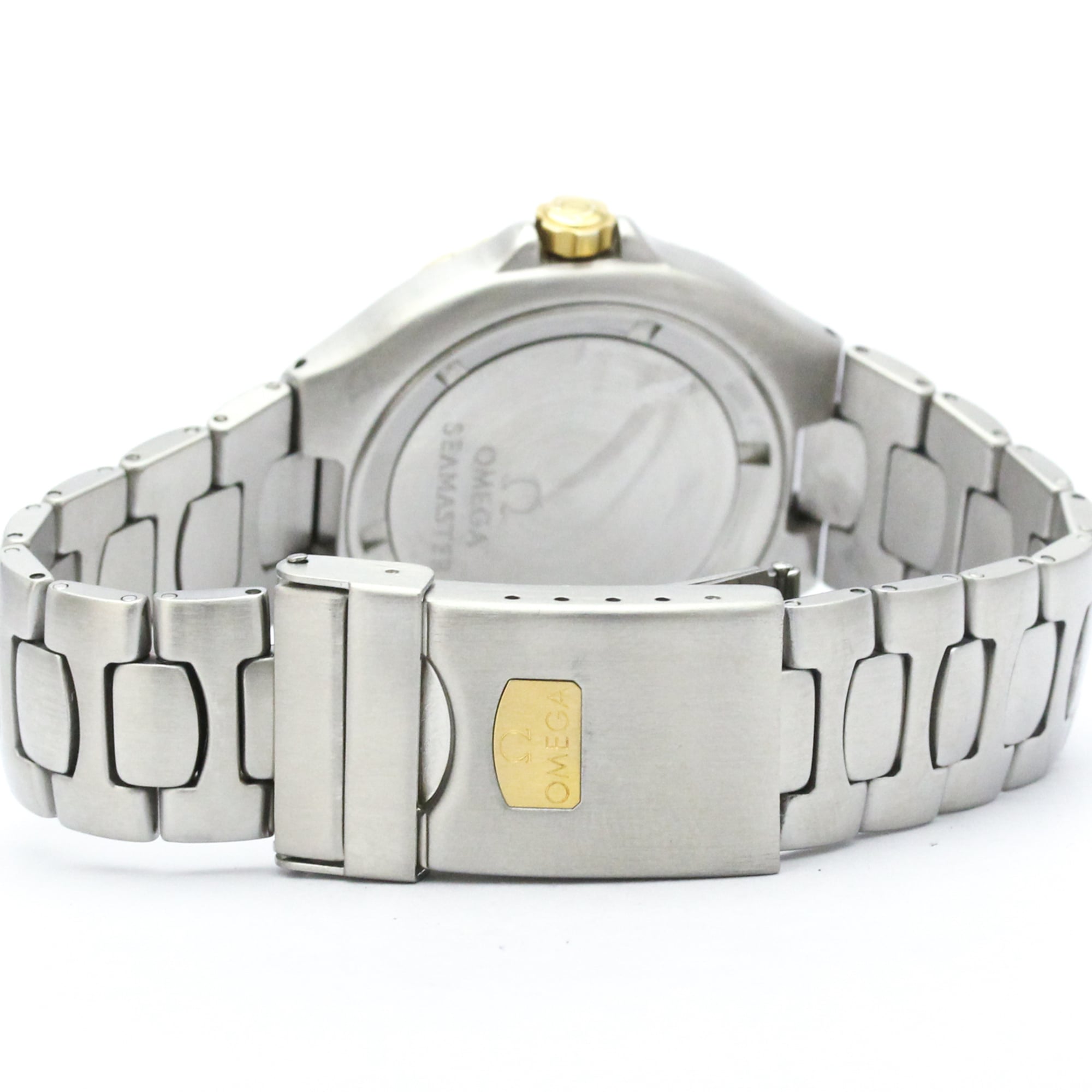 Omega Seamaster Professional 200 Pre Bond Chronometer Quartz Stainless Steel And Yellow Gold (18K) Watch (Pre-Owned)