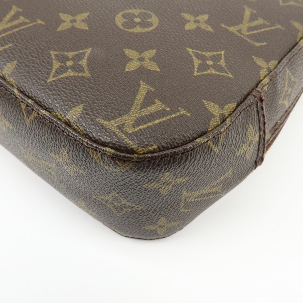 Louis Vuitton Spontini Monogram Canvas Brown Canvas Handbag (Pre-Owned)