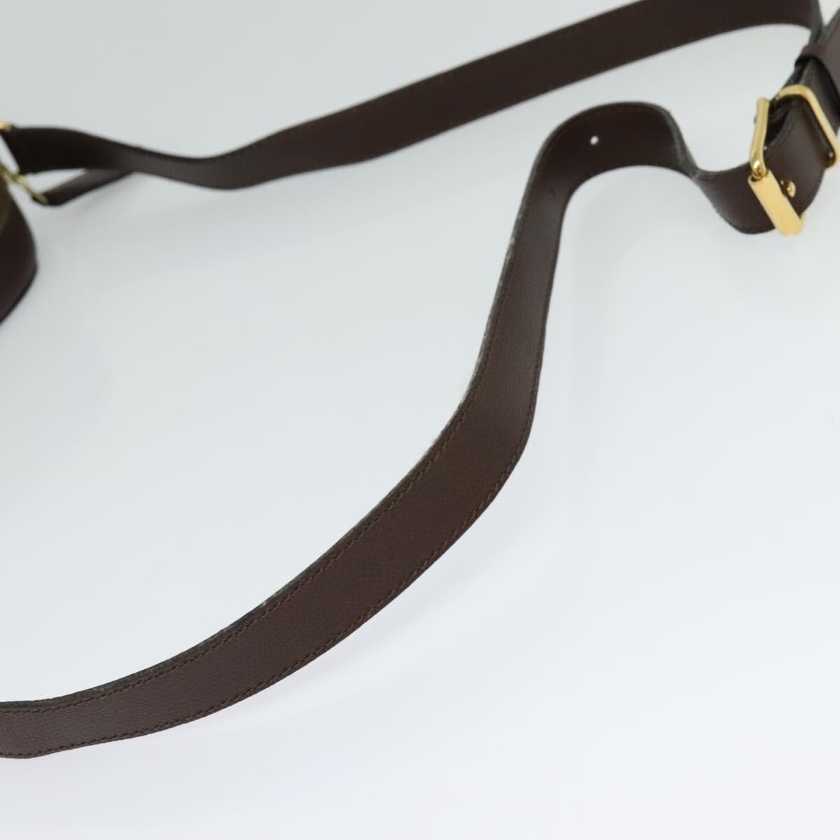 Celine Vintage Turnlock Leather Brown Leather Shoulder Bag Bag (Pre-Owned)