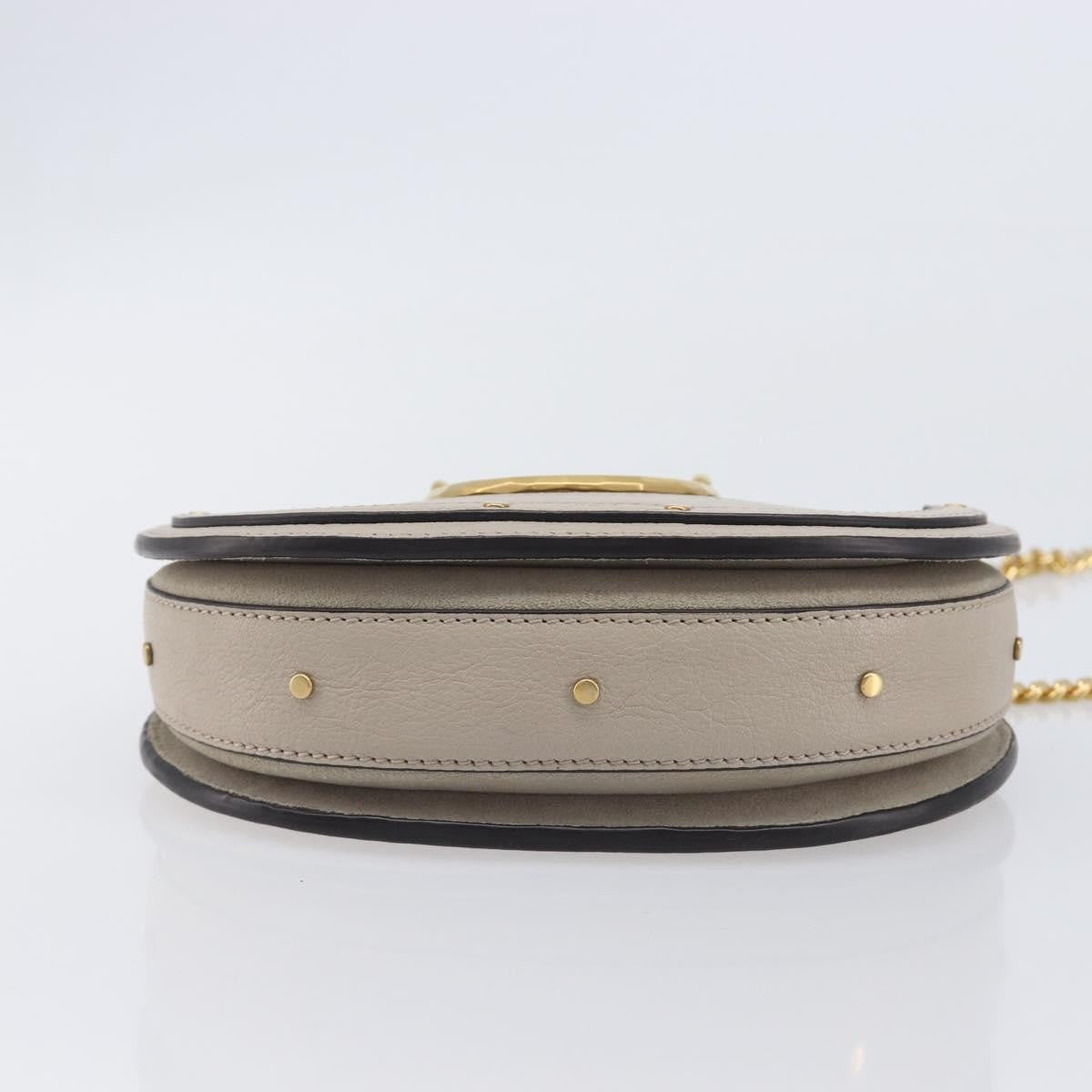 Chloe Pixie Belt Leather And Suede Beige Leather Handbag (Pre-Owned)