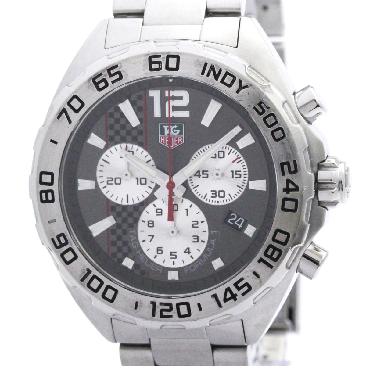 Tag Heuer Formula 1 Chronograph Quartz Stainless Steel Watch (Pre-Owned)